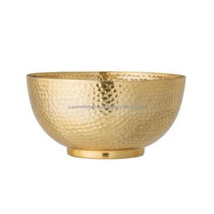 Bol de service festif traditionnel en laiton, créé pour les occasions spéciales, avec une finition artisanale raffinée et une beauté durable. - Product Image 2