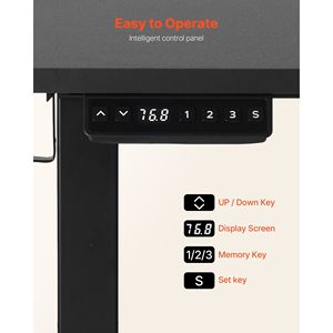 Scrivania da Gaming Angolare a L con Doppio Gancio, Regolabile Elettricamente in Altezza, in Acciaio al Carbonio, per Computer, Ultra Resistente - Product Image 6