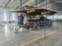 Truck Cap Awning Tent Set for RAM 1500 Side-Mounted 600D Oxford Enclosed Camping Room