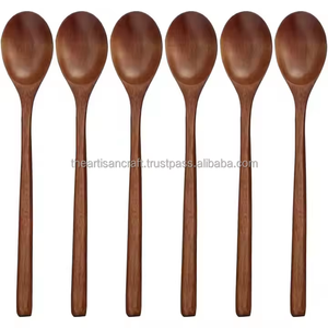 Cuillère en bois écologique de luxe à succès avec taille et logo personnalisables, artisanat artisanal, ustensile de cuisine - Product Image 5