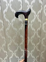 Bastón Plegable de Madera de Palisandro Original, Regalo de Graduación - Bastón Multifuncional de Palisandro de 37 Pulgadas (Aprox.)