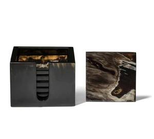 Posavasos de Lujo de Excelente Calidad Hechos con Cuerno de Búfalo para el Hogar, Bar o Comedor, Disponibles para la Venta - Product Image 2