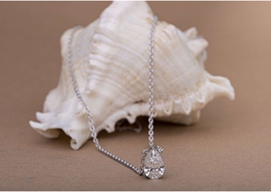 1.51CT Pear Cut CVD Diamond Solitaire <b>Pendant</b> 14KT <b>Solid</b> <b>Gold</b> IGI Certified Sustainable Luxury Jewelry Women's Color D Gift - Product Image 5