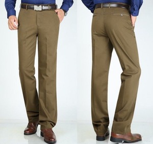 Pantalones Casuales para Hombre en Stock, Pantalones de Algodón para Hombres de Mediana Edad y Mayores, para Usar en Todas las Estaciones - Product Image 4
