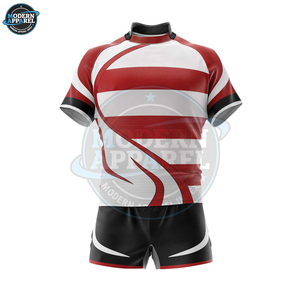 Nuevo Conjunto de Uniforme de Rugby con Estampado Completo de Buena Calidad y Nuevo Diseño, Uniforme de Rugby Más Vendido para Hombre - Product Image 2