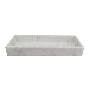Plateau en marbre naturel de luxe moderne, design antique, écologique, pour servir des collations, des fruits secs ou des ornements, vente en gros à bas prix - Product Image 6