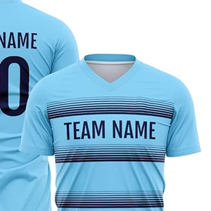 เสื้อฟุตบอลคุณภาพสูง ผลิตจากวัสดุโพลีเอสเตอร์ 100% แขนสั้น แห้งเร็ว ระบายเหงื่อได้ดี - Product Image 5