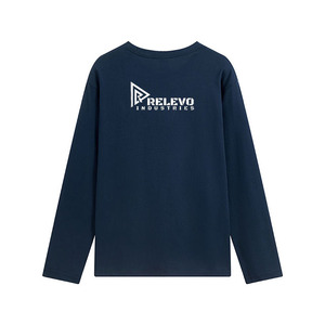เสื้อยืดแขนยาวคอกลม Relevo สีเขียวมิ้นท์ ทรงปกติ ผ้าเจอร์ซีย์ถัก ระบายอากาศได้ดี สไตล์สตรีทแวร์ สำหรับทุกเพศ - Product Image 3