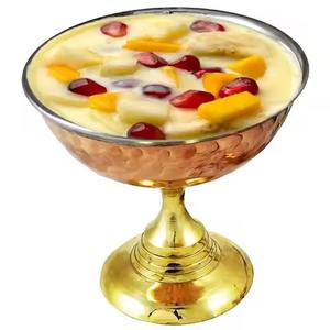 Professional Kitchenware <b>Stainless</b> <b>Steel</b> Ice Cream <b>Bowl</b> With Spoon Metal Dish - Product Image 1