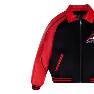 Veste en cuir pour homme Avirex de qualité supérieure, meilleur prix, veste d'hiver, cuir véritable, coupe-vent, imperméable, teinture unie, toutes tailles disponibles - Product Image 3