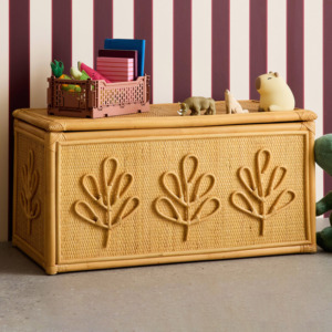 Rattan <b>storage</b> boxes container box chest in <b>large</b> capacity eco friendly fiber <b>basket</b> trunk - Product Image 1