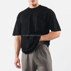 Camiseta Extra Grande de Algodón Grueso, Lisa, para Impresión, Bordado, Personalizada, 100% Algodón, para Hombre - Product Image 4