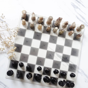 ILAHI's Eco-Friendly Rustic Polished Rectangle <b>Chess</b> <b>Board</b> Game 100% Handmade Pure Wood Animal/Love Style Customized Size <b>Chess</b> - Product Image 1