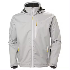 Chaqueta con Capucha para Mujer, Resistente al Viento, con Cierre, Color Azul Marino Sólido, Corte Regular, para Otoño, Manga Larga, Forrada, de Poliéster Tejido - Product Image 5