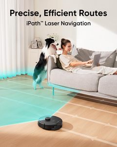 หุ่นยนต์ดูดฝุ่น eufy L60 พร้อมแท่นทิ้งฝุ่นอัตโนมัติ เทคโนโลยีป้องกันผมพันกัน และแรงดูด 5000Pa - Product Image 3