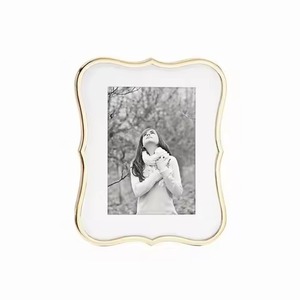 Exclusive Finish Metal Glass Photo <b>Frame</b> Hanging Wall <b>Picture</b> Display <b>Frame</b> Elegant Interior Decor - Product Image 4