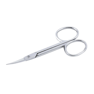 Tijeras para Cutículas con Acabado Plateado, Precisión Extrema, Producto de la Mejor Calidad, Hoja Curva de Acero Inoxidable, Tijeras de Manicura y Belleza - Product Image 1