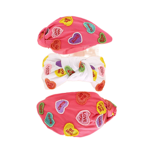 Diadema de Tela de Algodón con Lazo Dulce para el Día de San Valentín, Decoración para el Cabello para Mujeres y Niñas, Aproximadamente 18*13 cm - Product Image 5