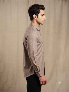 M. Chemise décontractée à manches longues pour homme, imprimé géométrique, col rabattu, parfaite - Product Image 5