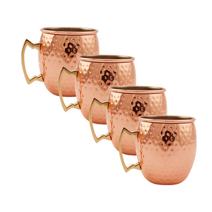 Copper mule mug set woodland trail drink <b>cups</b> <b>reusable</b> handmade beverage mugs premium durable collection - Product Image 5