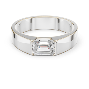 Anillo de Diamante Cultivado en Laboratorio con Corte Brillante Redondo, Chapado en Oro de 10K/14K, Joyería de Lujo para Compromiso y Boda para Mujer, Certificado IGI, Sintético - Product Image 3
