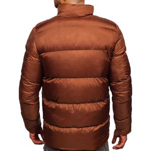 Veste matelassée automne-hiver pour hommes unisexe col montant coupe-vent et chaud manteau rembourré mode personnalisée vêtements d'hiver - Product Image 3