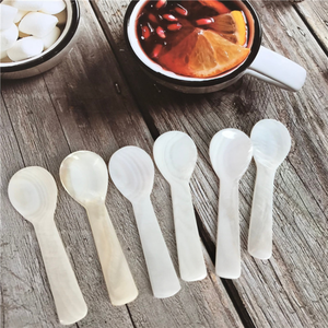 Caviar Mother of Pearl Spoon Premium Handmade Natural <b>Shell</b> Non Reactive Seafood Serving Wholesale Vietnam Supplier - Product Image 5