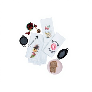 Toallas de té de algodón orgánico 100% con certificación GOTS, precio al por mayor, toallas de cocina, Material orgánico - Product Image 1
