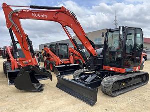 รถขุด Kubota KX080-5 ราคาส่งถูก พร้อมเครื่องยนต์ มอเตอร์ ปั๊ม เกียร์ แบริ่ง และกระบอกสูบ KYB 74.3 แรงม้า จัดส่งรวดเร็ว - Product Image 6