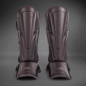 Protections de tibias professionnelles de Muay Thai avec logo personnalisé, équipement de protection pour l'entraînement, vente en gros - Product Image 1