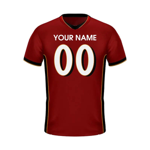 Nouveauté : Maillots de football américain pour hommes de haute qualité, service OEM, manches courtes, maillot de football américain cousu - Product Image 1