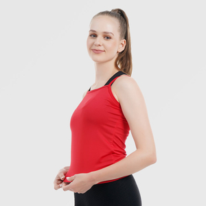 Nouveau design – Débardeur de sport uni pour femme, style été, col rond, sans manches, taille adulte – Vente en gros - Product Image 3