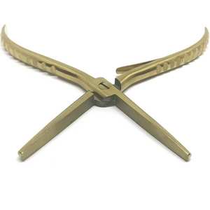 Gold Plated Flat Mouth <b>Hair</b> <b>Extension</b> Pliers Professional Stainless Steel Micro Ring <b>Bead</b> Crimping Tool - Product Image 4