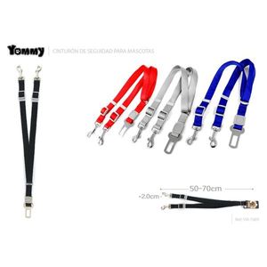 Cinturón de seguridad para mascotas Yommy, ajustable de 50-70 cm, para uso en automóvil - Product Image 1