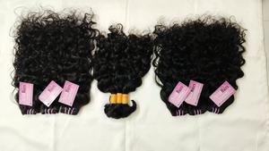 Extensiones de Cabello Humano Virgen con Cutícula Alineada, Cabello Indio Natural Rizado Profundo, Extensiones de Cabello Humano Natural - Product Image 3