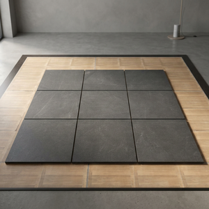 Carreaux de sol en porcelaine rustique Morbi 600x600 20mm antidérapants pour extérieur, usage intensif, design européen, garage, R11, rectifiés - Product Image 3