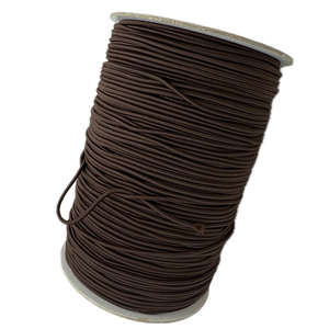 No.21 dark brown 1.2mm 288 yards <b>Braided</b> <b>Cord</b> Elastic 100% Nylon High Tenacity Eco-Friendly Bungee Rope for Home Textile - Product Image 3