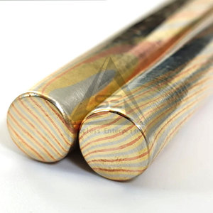 Light <b>Weight</b> Best Quality Mokume Round <b>Bars</b> New Design Mokume Round <b>Bars</b> Wholesale Mokume Round <b>Bars</b> - Product Image 1