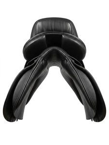Silla de Montar de Cuero Negro Premium para Doma Clásica, Equipo de Equitación Cómodo y Duradero, Accesorios para Caballos para Entrenamiento y Exhibición - Product Image 4