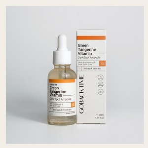 Ampolla coreana K-Beauty Gobaektaim Green Tangerine con vitamina para el cuidado de manchas oscuras, hecha en Corea, unisex. - Product Image 5