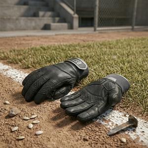 Guantes de Bateo de Béisbol para Zurdos QST, de Cuero Profesional para Adultos, con Cierre de Gancho y Bucle, Agarre Antideslizante, Palma Transpirable - Product Image 2