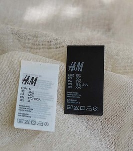Étiquettes tissées en coton écologiques personnalisées, autocollantes, pour vêtements - Product Image 2