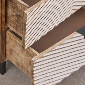 Mesita de noche rectangular Vandana Nova Vento 50x35 cm en madera de mango Alembe - Product Image 5