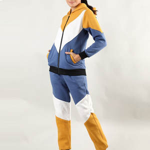 Conjunto Deportivo de Forro Polar para Mujer, Sudadera con Cremallera Completa y Pantalones Deportivos, Ropa Cálida de Invierno, Conjunto de 2 Piezas, Ropa Deportiva Informal, Servicio OEM - Product Image 2