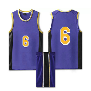 Uniformes de basket-ball pour hommes, vêtements de sport en gros, nom personnalisé, numéro d'équipe, maillot d'entraînement de basket-ball pour hommes en taille plus - Product Image 6