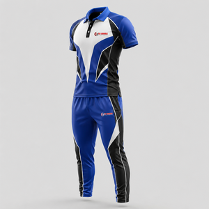 Tenue de cricket pour homme Fly Humble, séchage rapide, couleur dégradée, manches courtes, col boutonné, coupe classique, toutes saisons, OEM - Product Image 6
