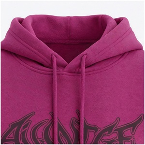 100% Cotton Women Midweight Fleece 2-Piece <b>Vintage</b> Hooded Sweatpants & Jacket Set Fall Winter Jogger <b>Tracksuit</b> - Product Image 4