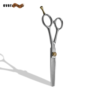 High Quality Stainless Steel Straight Blade Hair Cutting Scissors Dressing Thinning Hair Sharp Comfortable Handle Beauty Tool - Product Image 5