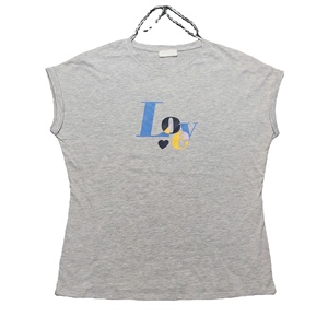 Camiseta de algodón 100% de gran tamaño para mujer, diseño de logotipo informal a rayas con estampado de gráficos personalizados, cuello redondo, manga corta de talla grande BD - Product Image 5