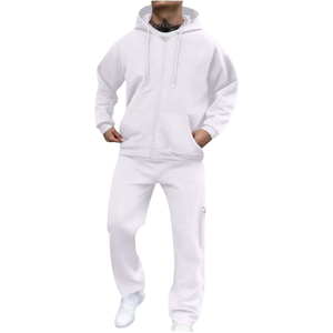 Conjunto Deportivo Personalizado de Invierno, Delgado, con Capucha, Casual, Ligero, de Manga Larga, de Secado Rápido, Transpirable, Cálido y Duradero, para Gimnasio y Actividades al Aire Libre - Product Image 1